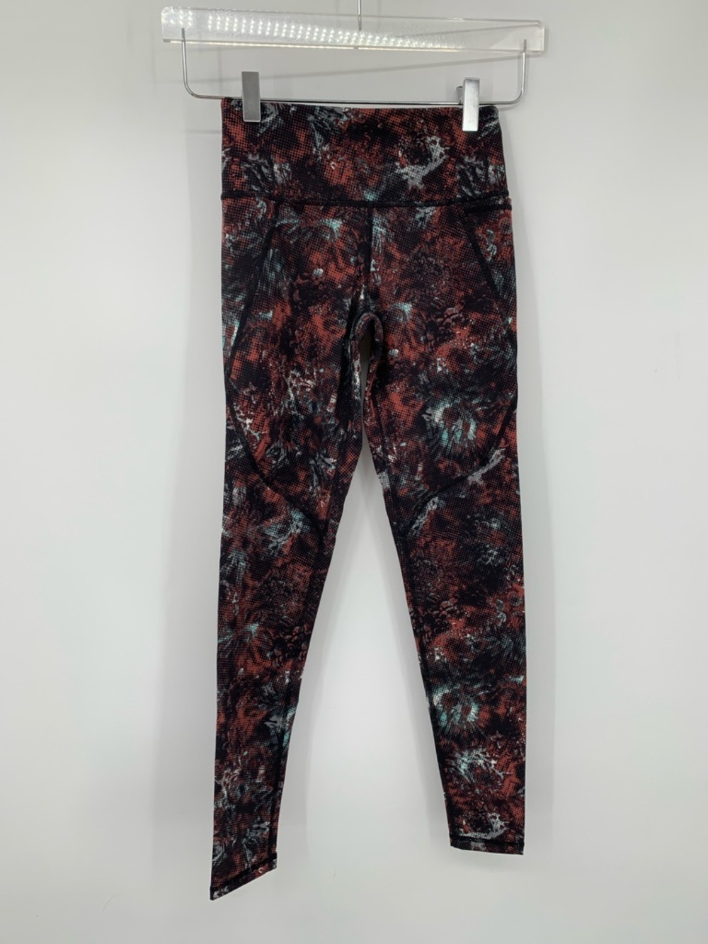 Sweaty Betty Power Full length leggings yoga active floral pixelated new XXS